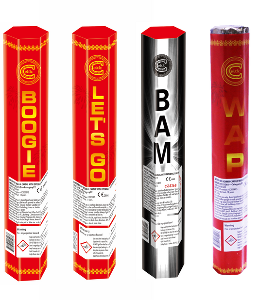 56 Shot Roman Candle Battery Bundle