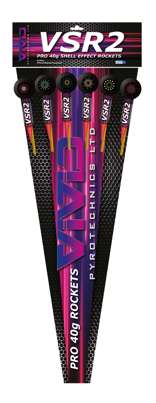 VSR2 Pro Effect Premium Ball Rocket by Vivid Pyrotechnics - HEX Fireworks