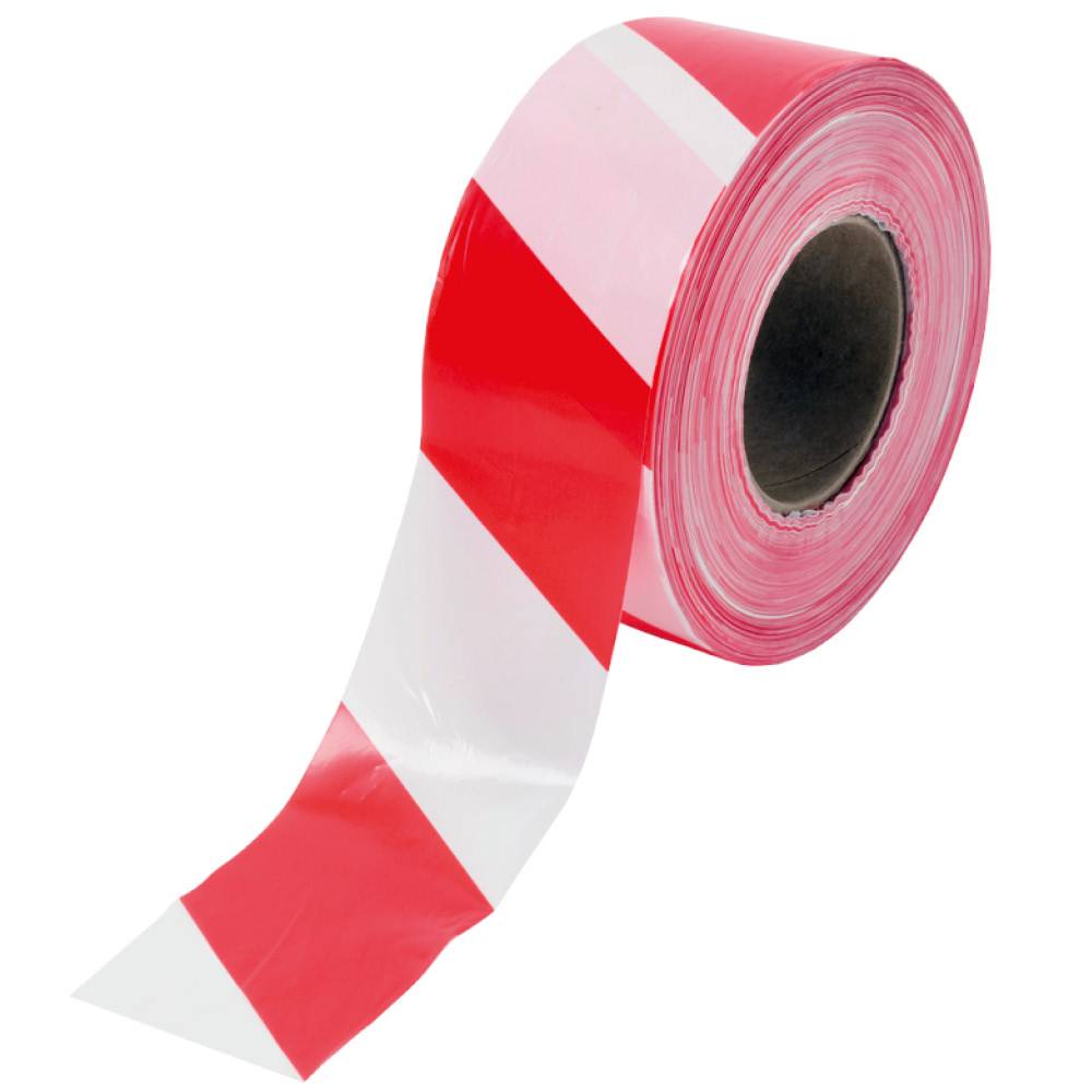 Red/White Zebra Barrier Tape 70mm x 500m – HEX Fireworks Ltd